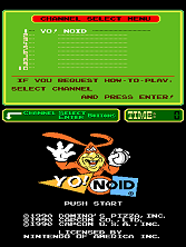 Yo! Noid (PlayChoice-10) Title Screen