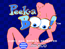 Peek-a-Boo! Title Screen
