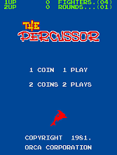 The Percussor Title Screen