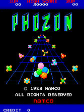 Phozon (Japan) Title Screen