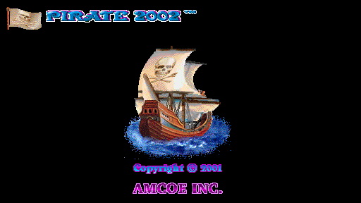 Pirate 2002 (Version 1.90XT, set 1) Title Screen