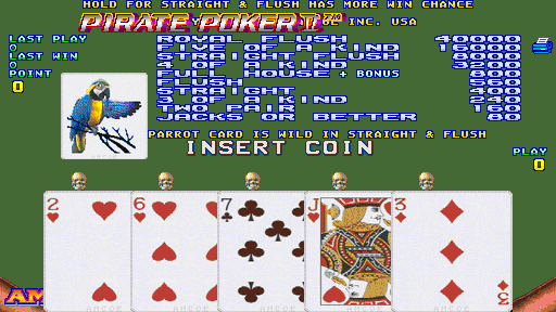 Pirate Poker II (Version 2.2R Dual) Title Screen