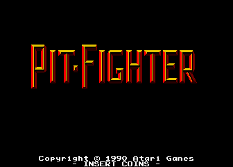 Pit Fighter (rev 5) Title Screen