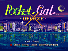 Pocket Gal Deluxe (Euro v3.00) Title Screen