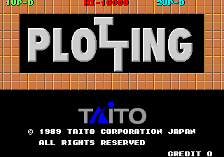 Plotting (World set 3, earliest version) Title Screen