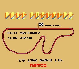 Pole Position (World) Title Screen