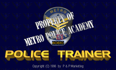 Police Trainer (Rev 1.3B Newer) Title Screen