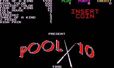 Pool 10 (Italian, set 1) Title Screen