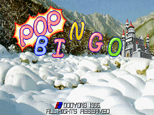 Pop Bingo Title Screen