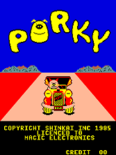 Porky Title Screen