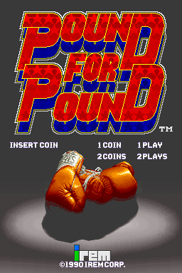 Pound for Pound (Japan) Title Screen
