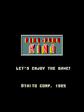 Ping-Pong King Title Screen