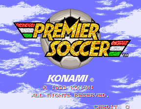 Premier Soccer (ver EAB) Title Screen