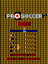Pro Soccer Title Screen