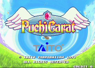 Puchi Carat (Ver 2.02O 1997/10/29) Title Screen