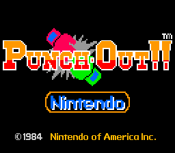 Punch-Out!! (Italian bootleg) Title Screen