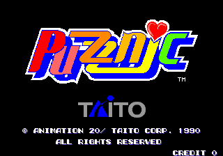 Puzznic (Italian bootleg) Title Screen