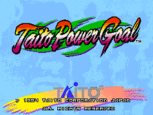 Taito Power Goal (Ver 2.5O 1994/11/03) Title Screen