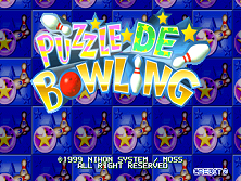 Puzzle De Bowling (Japan) Title Screen
