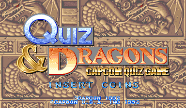 Quiz & Dragons (US 920701) Title Screen