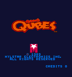 Q*bert's Qubes Title Screen