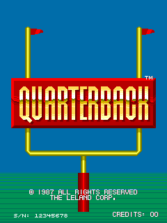 Quarterback (set 1) Title Screen