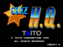 Quiz H.Q. (Japan) Title Screen