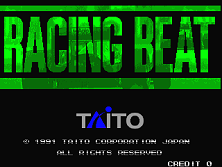 Racing Beat (World) Title Screen