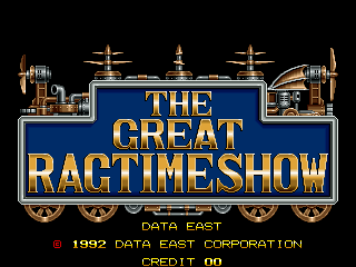 The Great Ragtime Show (Japan v1.3, 92.11.26) Title Screen