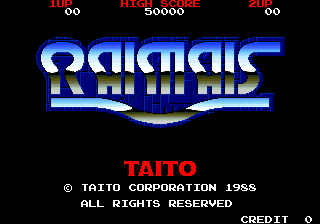 Raimais (Japan, first revision) Title Screen