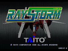 Ray Storm (Ver 2.06A) Title Screen