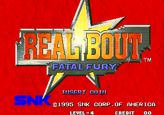 Real Bout Fatal Fury / Real Bout Garou Densetsu (Bug Fix Revision) Title Screen