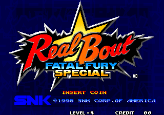 Real Bout Fatal Fury Special / Real Bout Garou Densetsu Special (Korean release) Title Screen