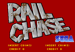Rail Chase (World) Title Screen
