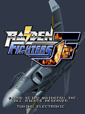 Raiden Fighters Jet (Germany) Title Screen