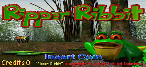 Ripper Ribbit (Version 3.5) Title Screen