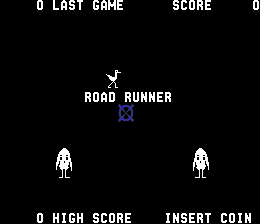 Road Runner (Midway) Title Screen