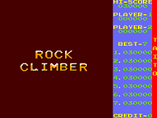 Rock Climber Title Screen