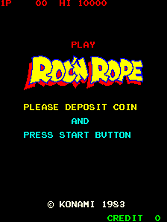 Roc'n Rope Title Screen