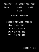 Rotary Fighter Title Screen