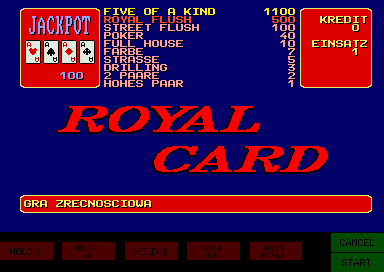 Royal Card (Austrian/Polish, set 3) Title Screen