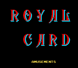 Royal Card (Nichibutsu) Title Screen