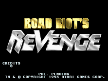 Road Riot's Revenge (prototype, Sep 06, 1994) Title Screen