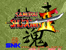 Samurai Shodown II / Shin Samurai Spirits: Haohmaru Jigokuhen Title Screen