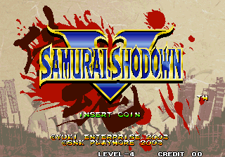 Samurai Shodown V / Samurai Spirits Zero (Bootleg) Title Screen