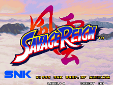 Savage Reign / Fu'un Mokushiroku - Kakutou Sousei Title Screen