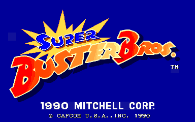 Super Buster Bros. (USA 901001) Title Screen