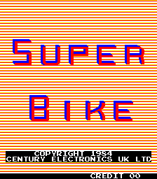 Super Bike (DK conversion) Title Screen