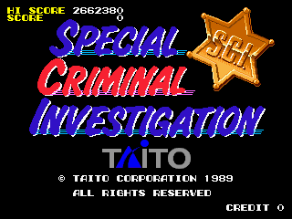 Special Criminal Investigation (Japan) Title Screen