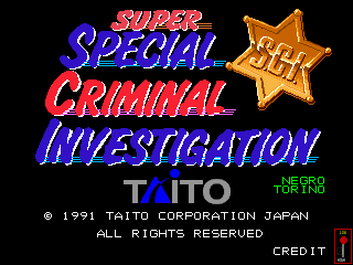 Super Special Criminal Investigation (Negro Torino hack) Title Screen
